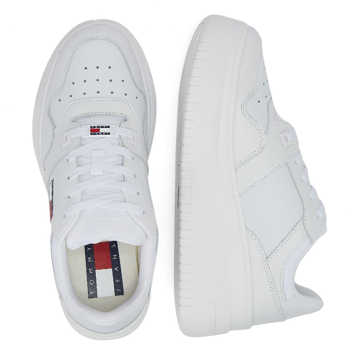 Tommy Hilfiger Tommy Jeans Basketball Plateforme Femmes Blanc Trainer