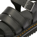 Dr. Martens Blaire Athena Sandales Noires Pour Femmes En Cuir