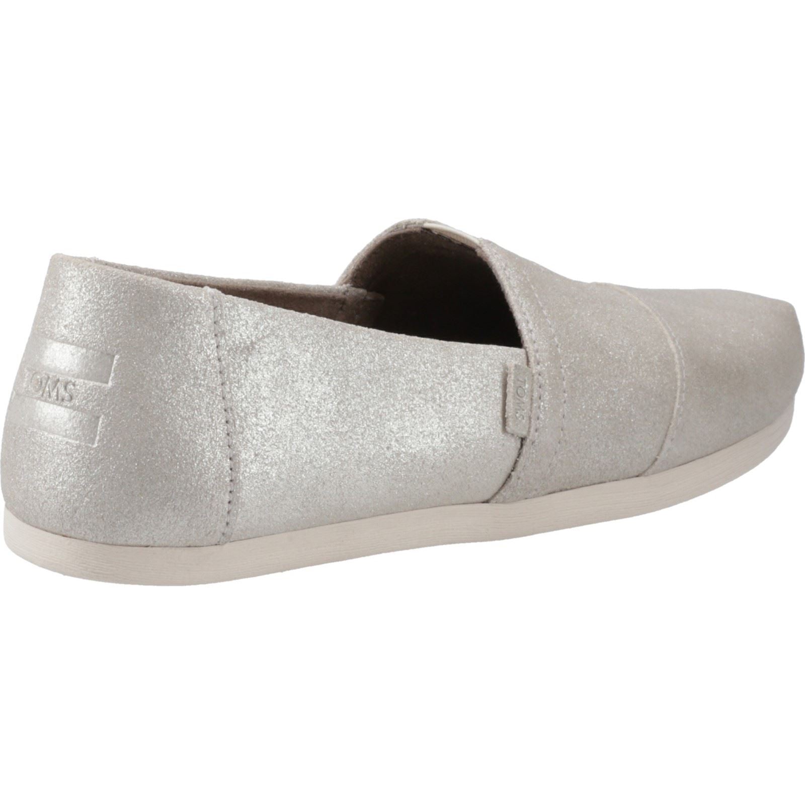 TOMS Alpargata with Cloudbound Espadrilles En Cuir Pour Femmes Argentées