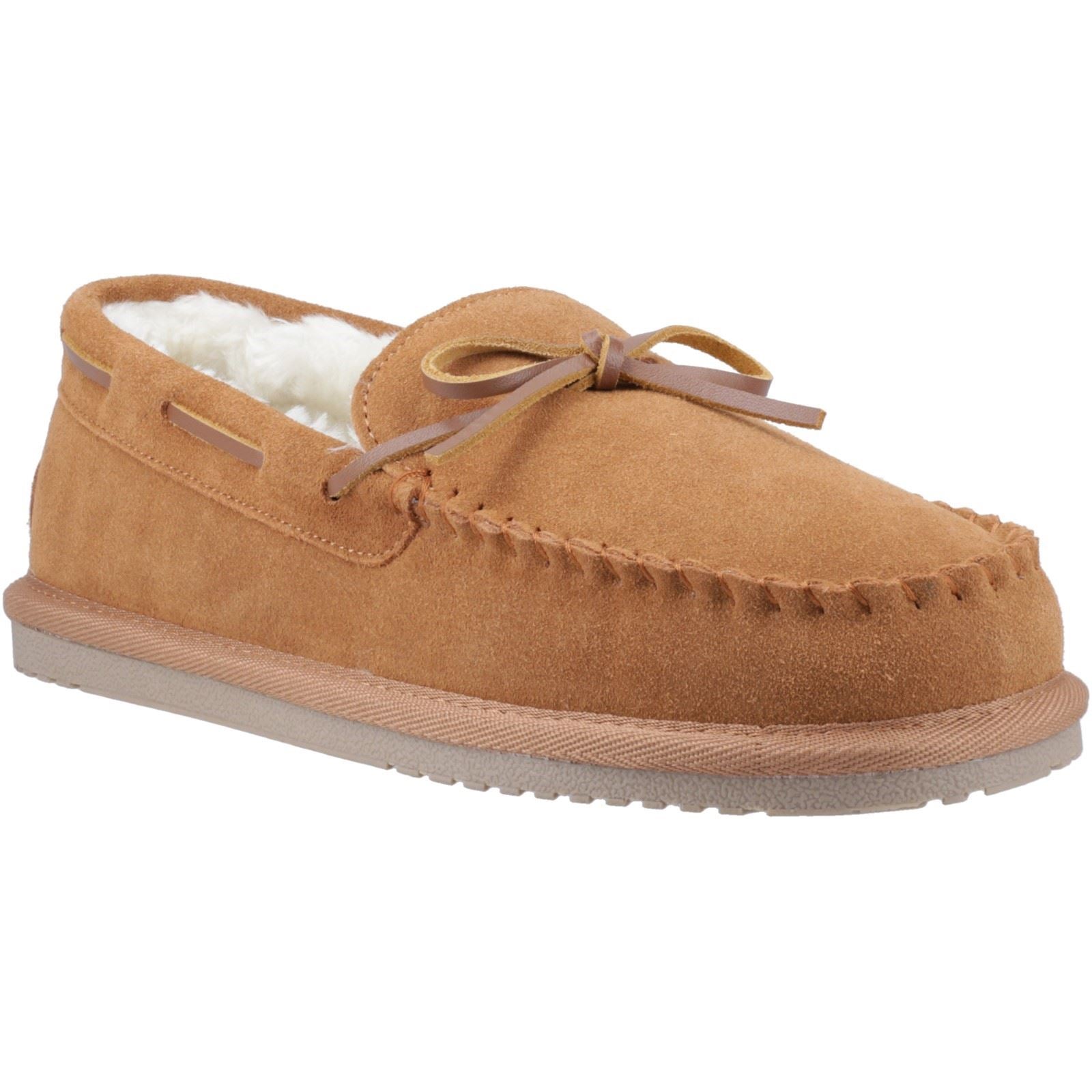 Hush Puppies Abraham Chaussons En Daim Pour Homme Couleur Marron Clair