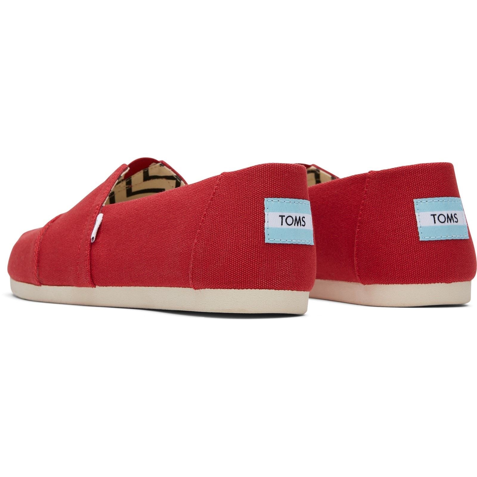 TOMS Alpargata Espadrilles Pour Hommes En Coton 100% Rouge