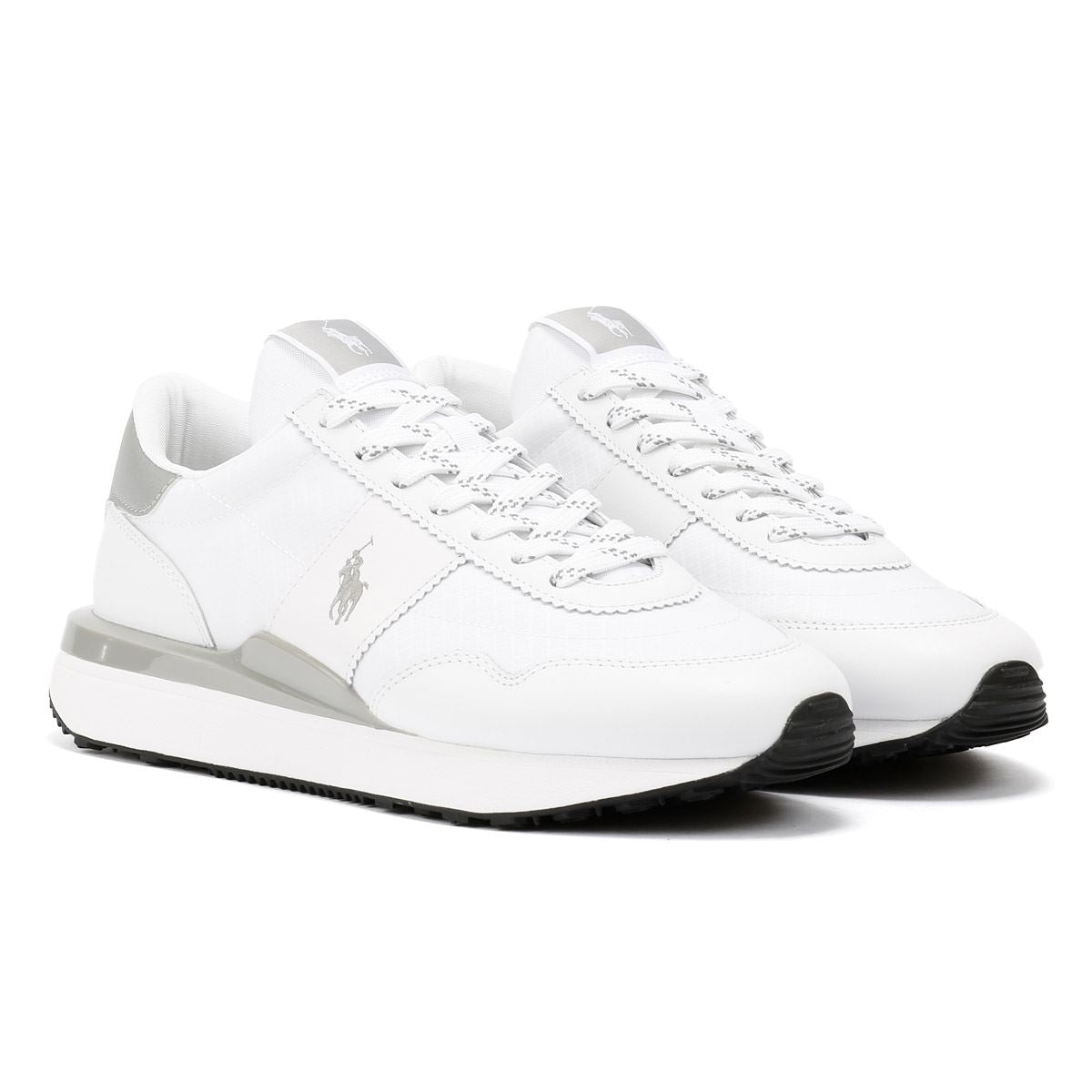 Polo Ralph Lauren Train 89 Baskets Blanches Pour Homme