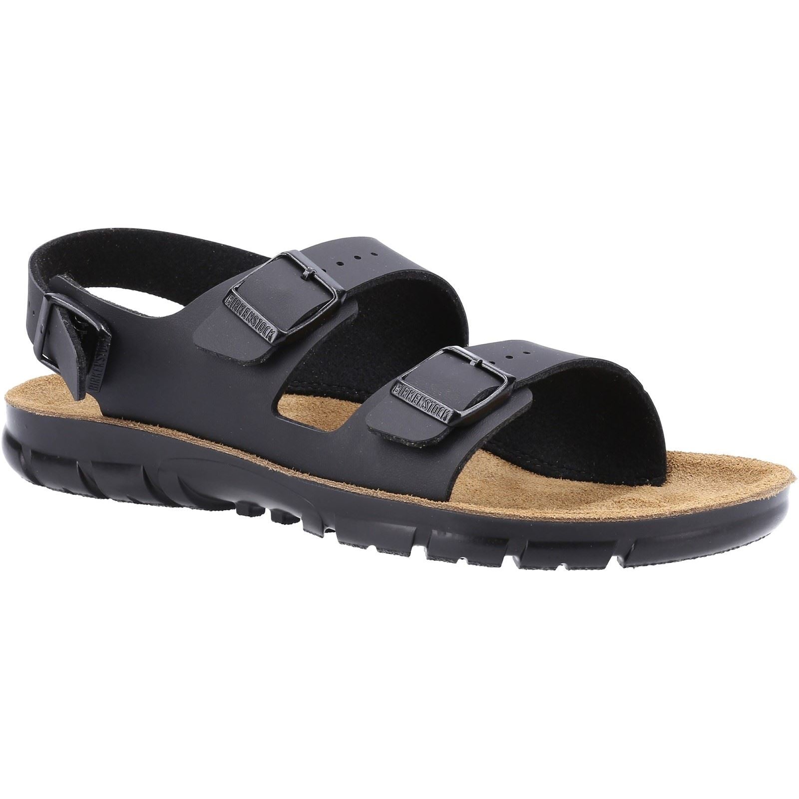 Birkenstock Kano Sandales Synthétiques Pour Homme, Noir