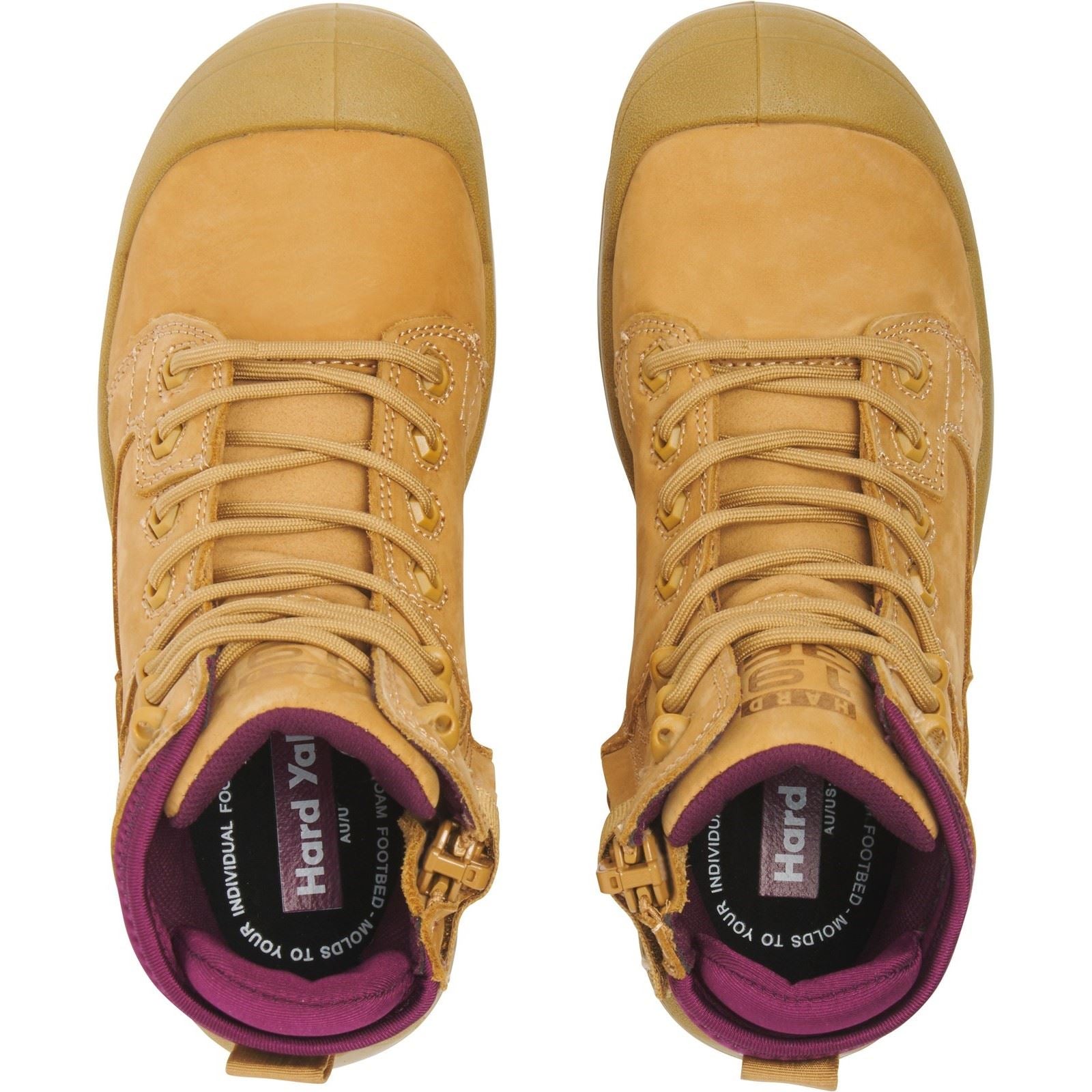 Hard Yakka Bottes De Sécurité En Cuir Legend Pour Femmes Couleur Blé