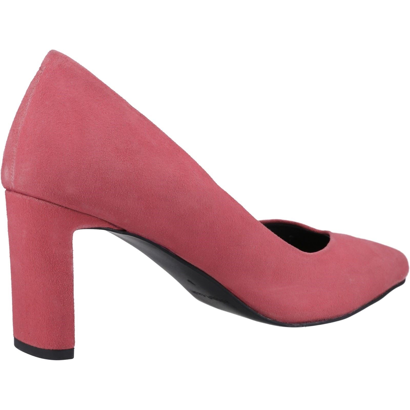Hush Puppies Olivia Chaussures Pour Femmes En Corail En Suède