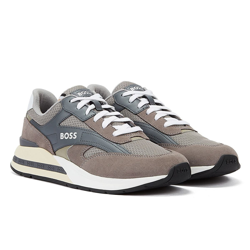 Boss Kurt Runn Gris Hommes Trainer