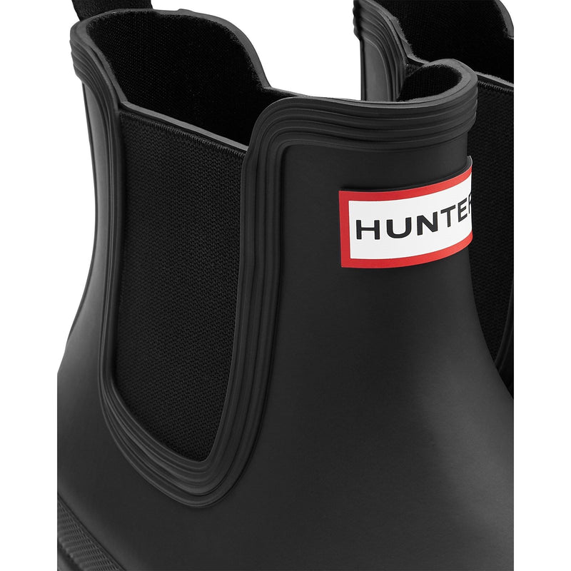 Hunter Original Chelsea Bottes En Caoutchouc Noires Pour Homme