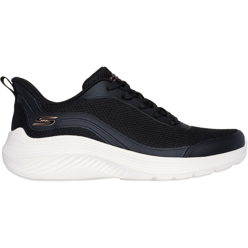 Skechers Bobs Squad Waves Still Wading Sneakers Noires Pour Femmes En Textile
