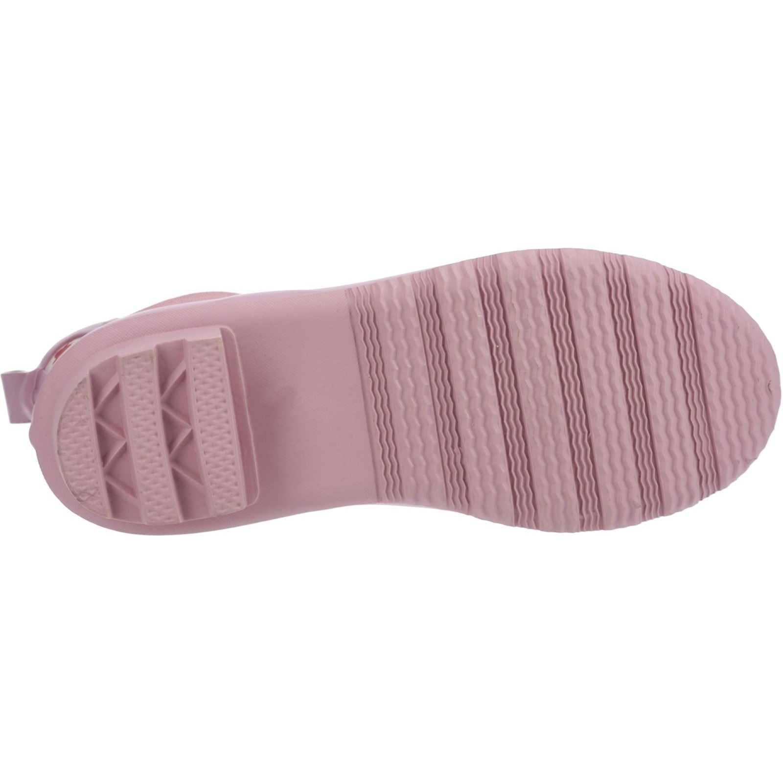 Cotswold Wildflower Ankle Bottes En Caoutchouc Pour Femmes En Rose
