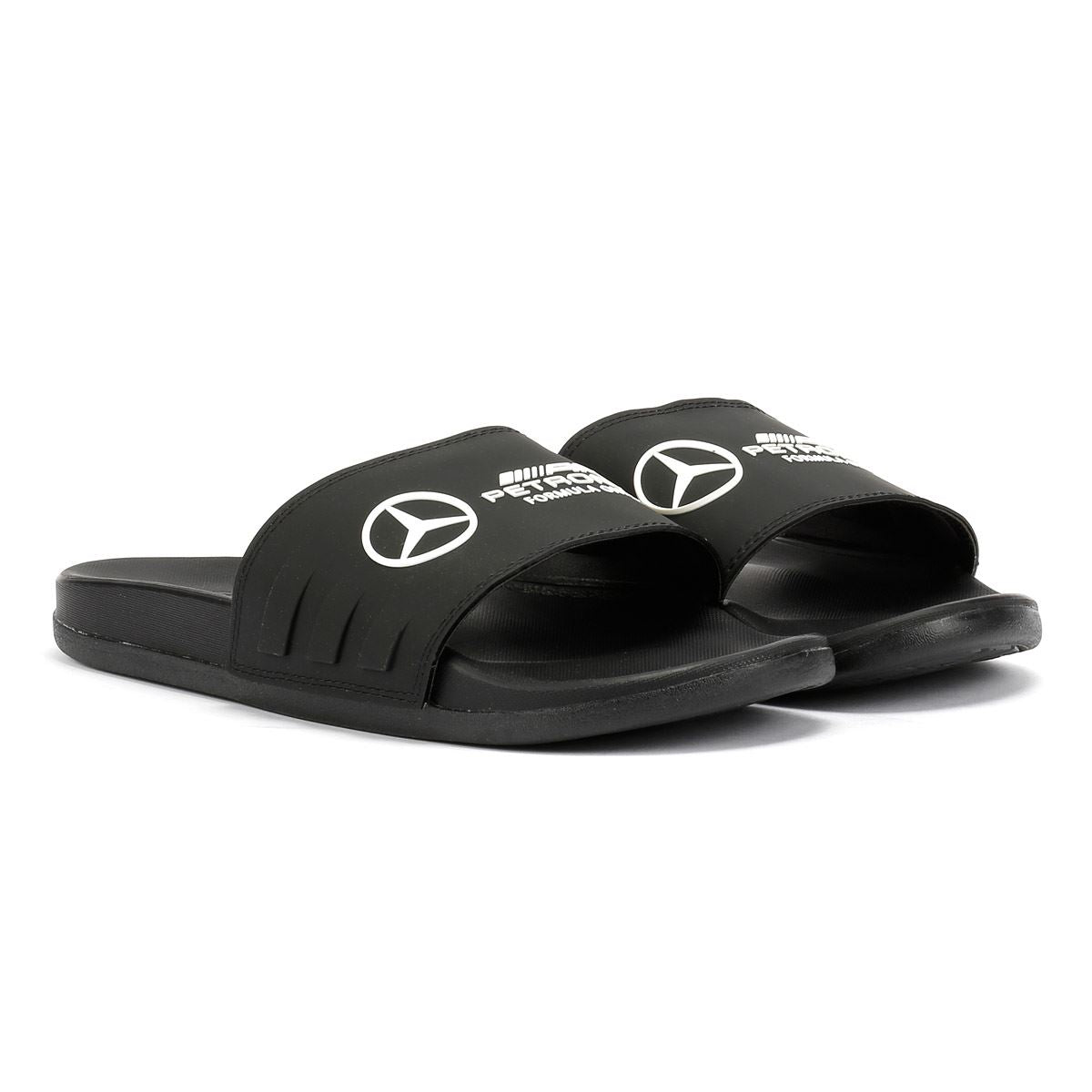 Adidas Adilette Comfort Mercedes Caoutchouc Noir Claquettes
