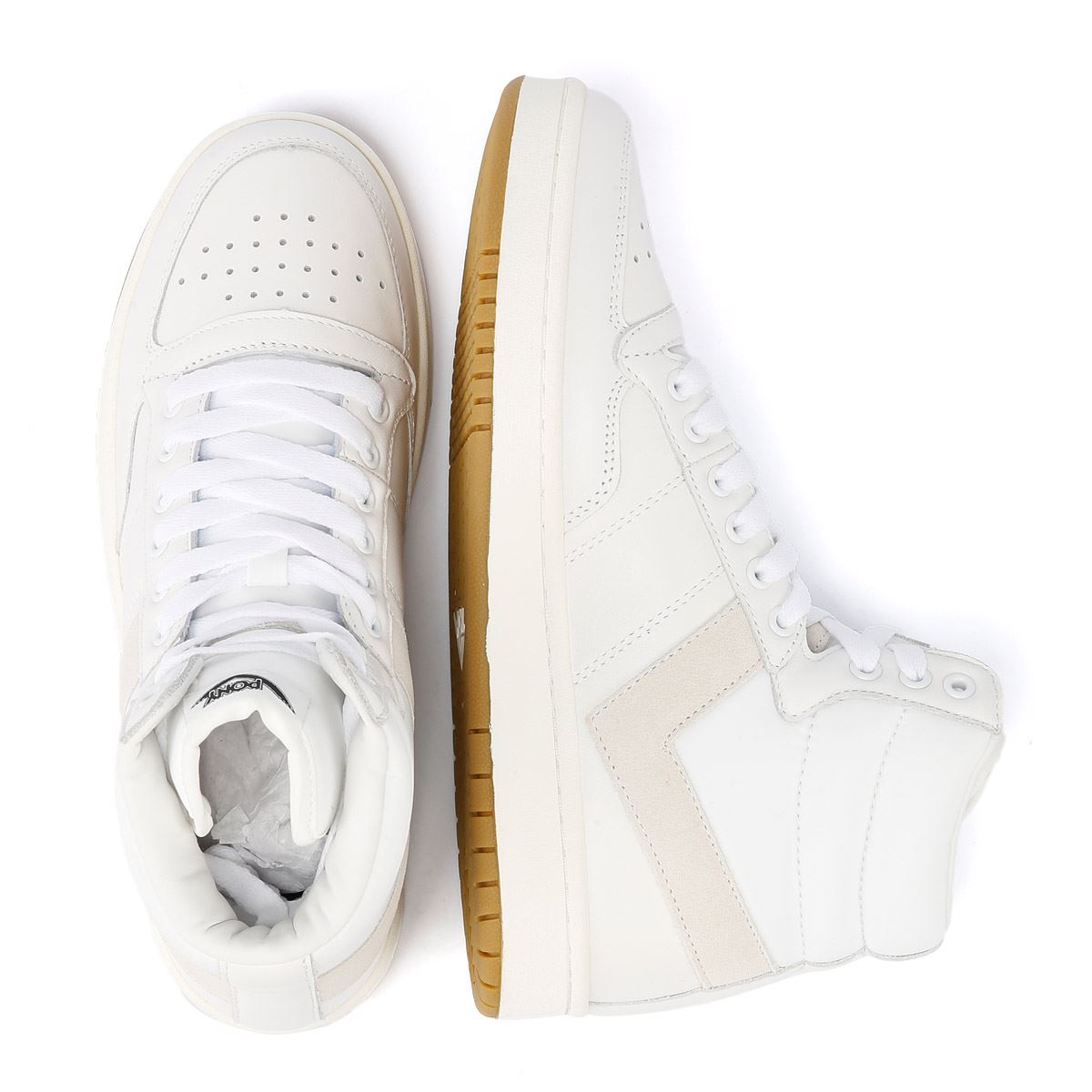 Pony #1 Baskets Blanches