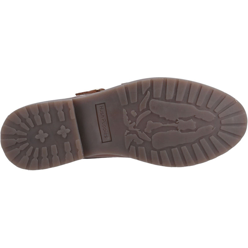 Hush Puppies Verity Chaussures Pour Femmes En Cuir Couleur Fauve
