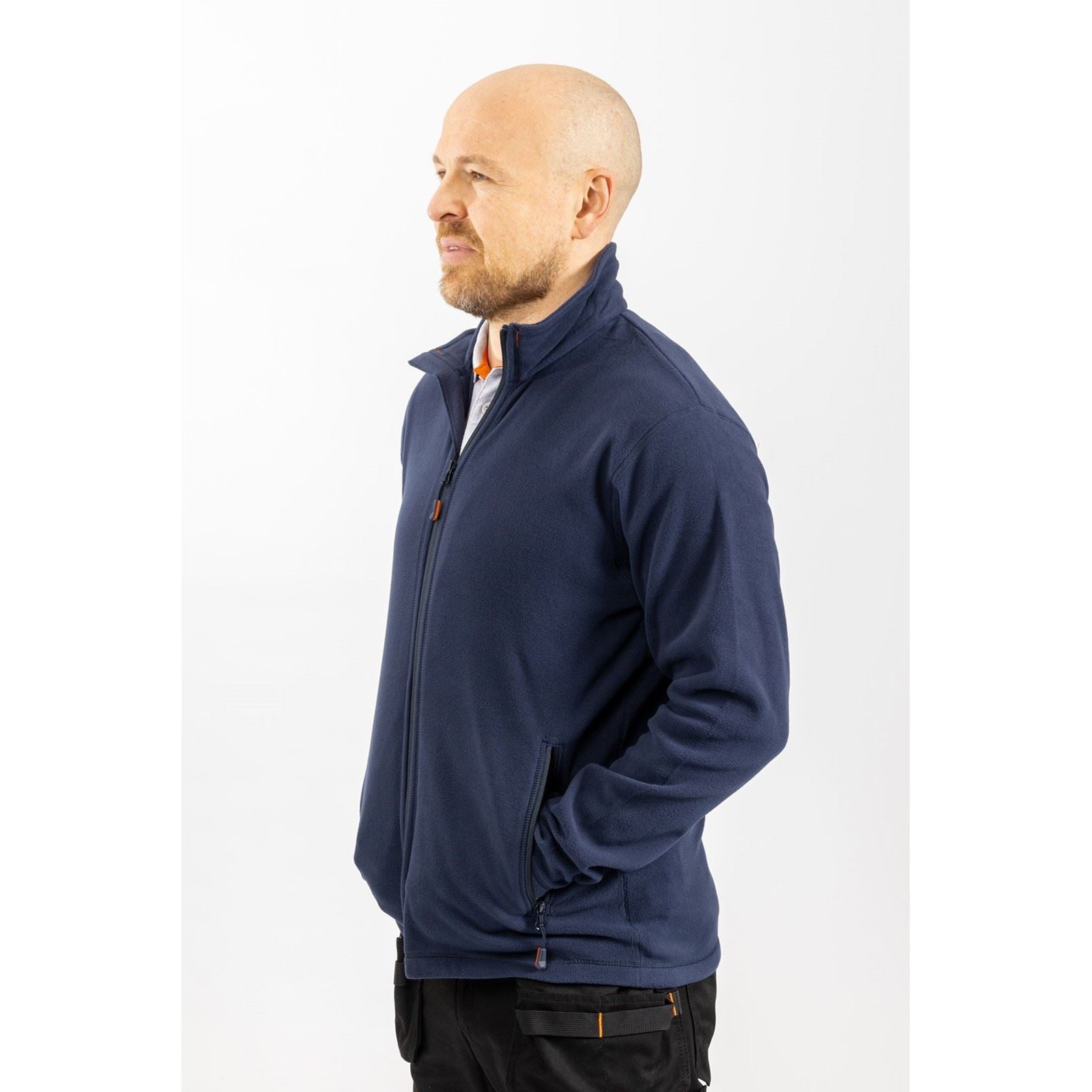 Helly Hansen Workwear Oxford Veste En Polaire Bleue Pour Homme