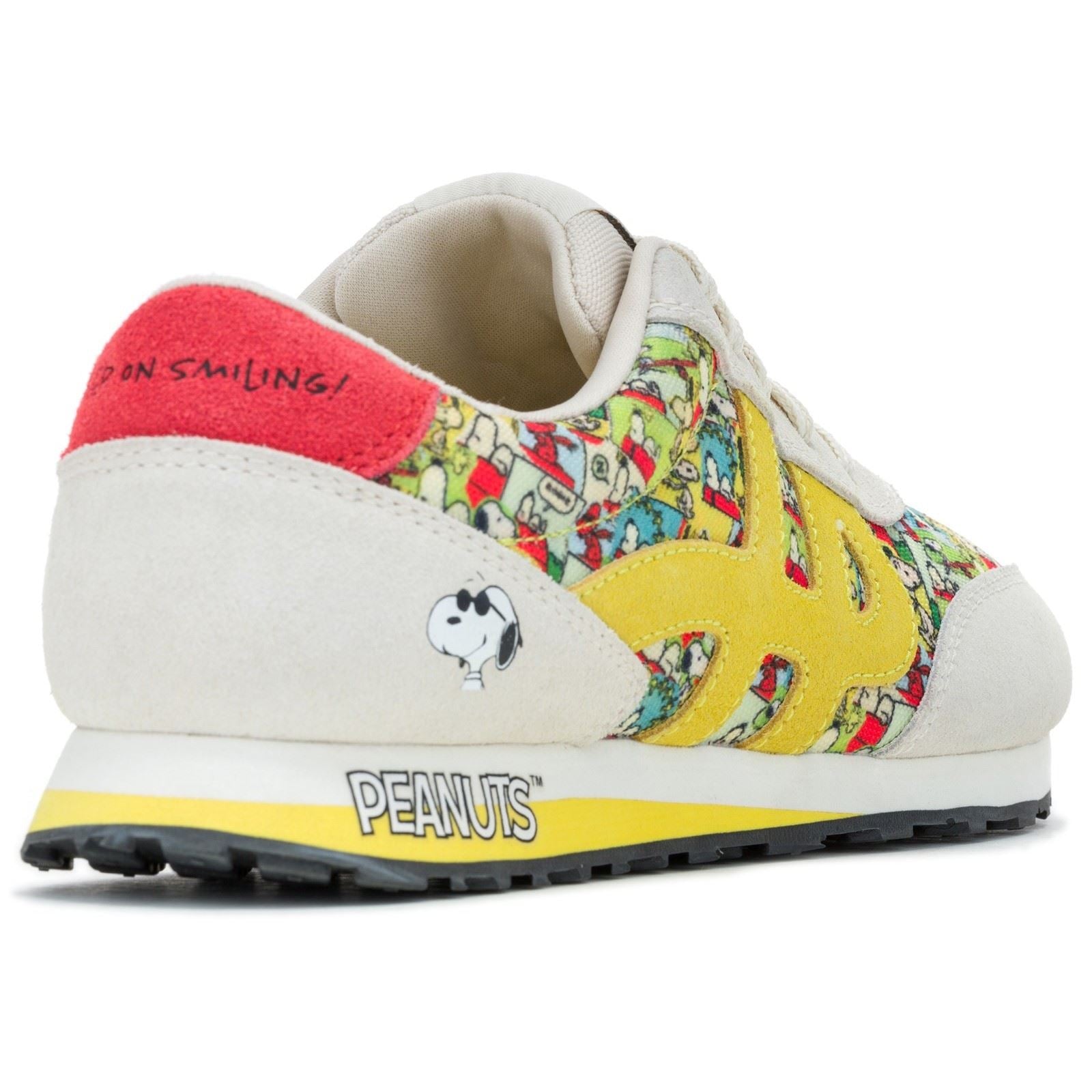 Hush Puppies SEVENTY8 Peanuts Chaussures De Sport En Cuir Pour Femmes Avec Impression Peanuts