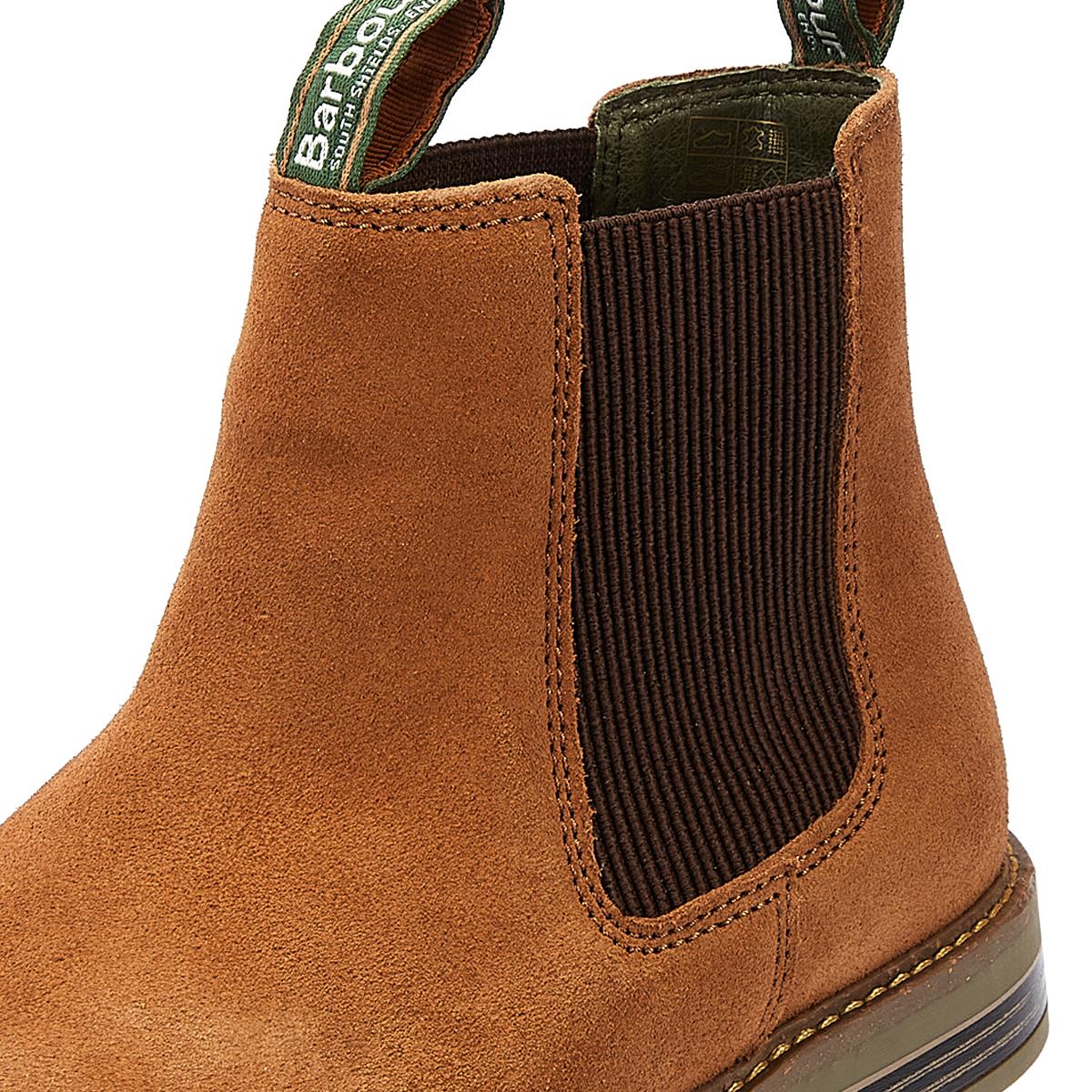 Barbour Bottes Beige En Daim Pour Homme Farsley