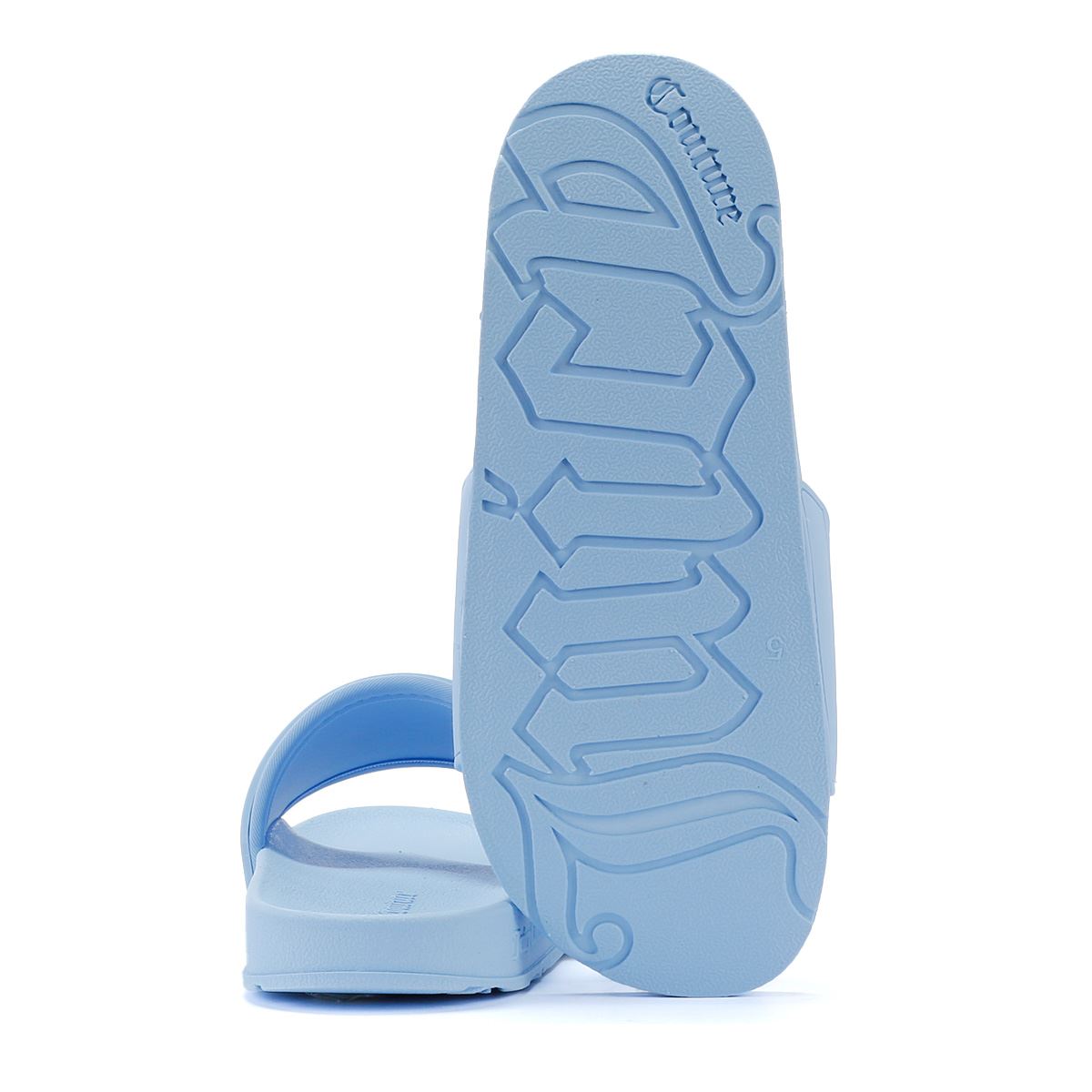 Juicy Couture Breanna Embossed Sandales Bleues Pour Femmes