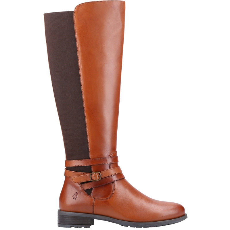 Hush Puppies Vanessa Bottes À Talons Hauts En Cuir Pour Femme En Couleur Tan