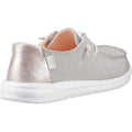 HEYDUDE Wendy Metallic Sparkle Mocassins En Synthétique Pour Femmes Couleur Or Rose