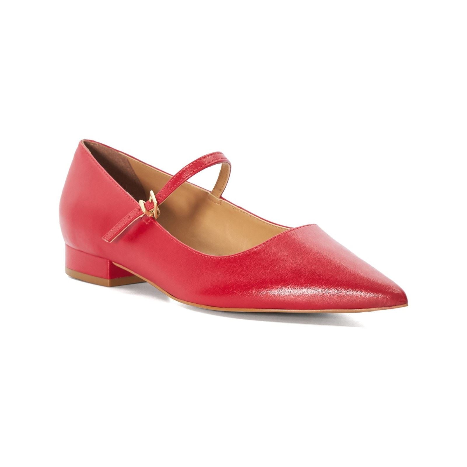 Dune Hastas Talons Rouges En Cuir Pour Femmes