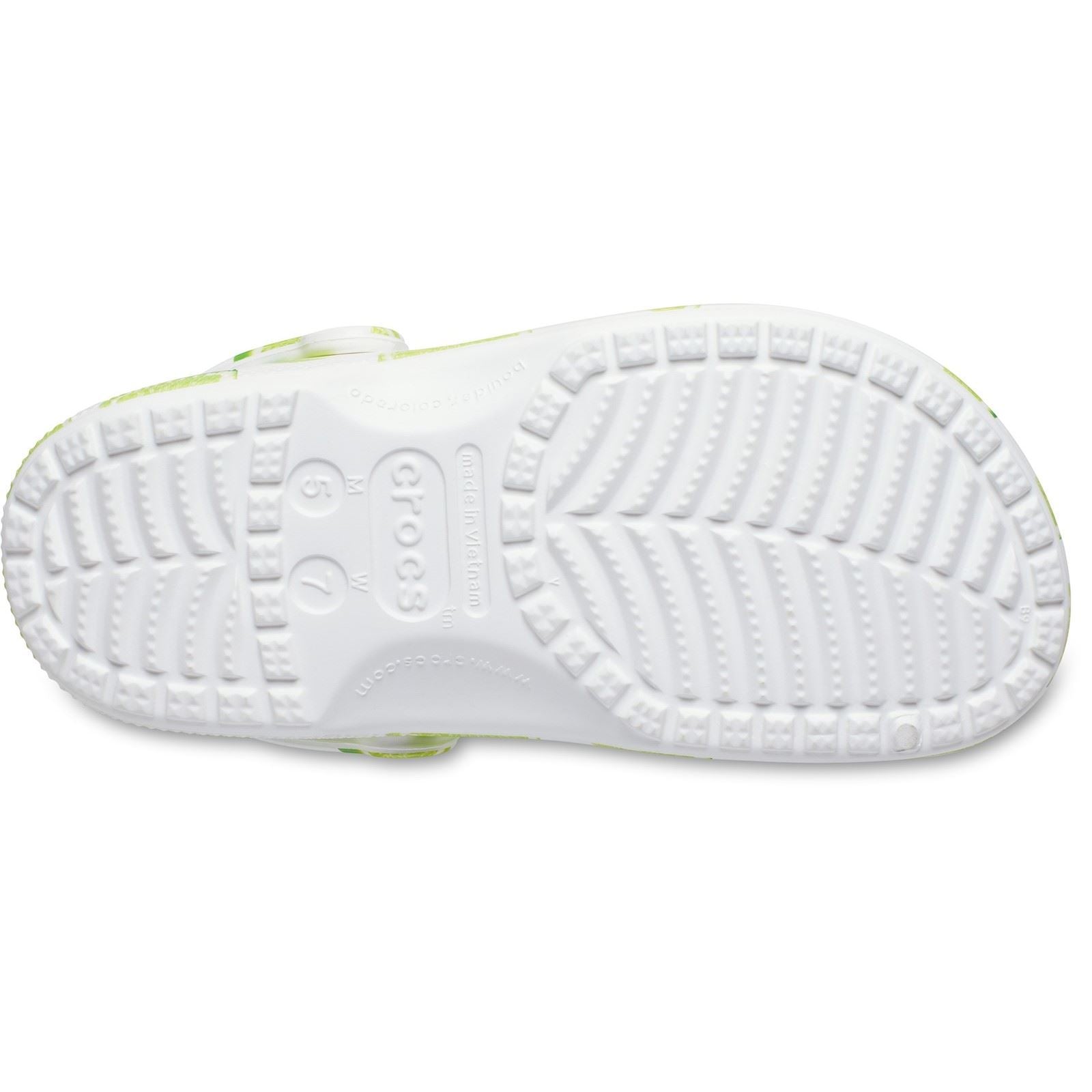Crocs Classic Graphic Sabots En Lime Eva Pour Femmes