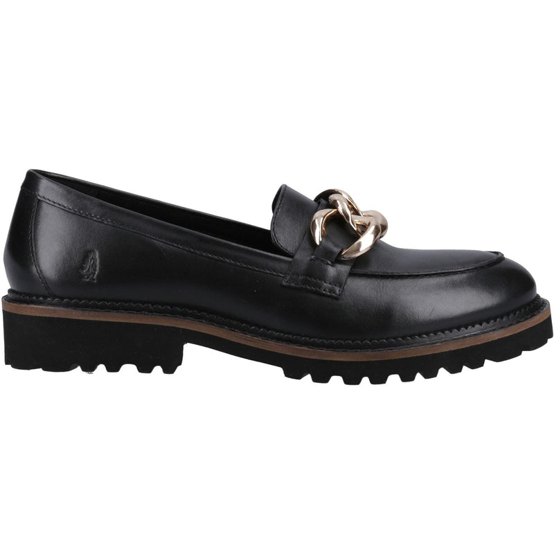 Hush Puppies Gianna Mocassins Noirs Pour Femmes En Cuir