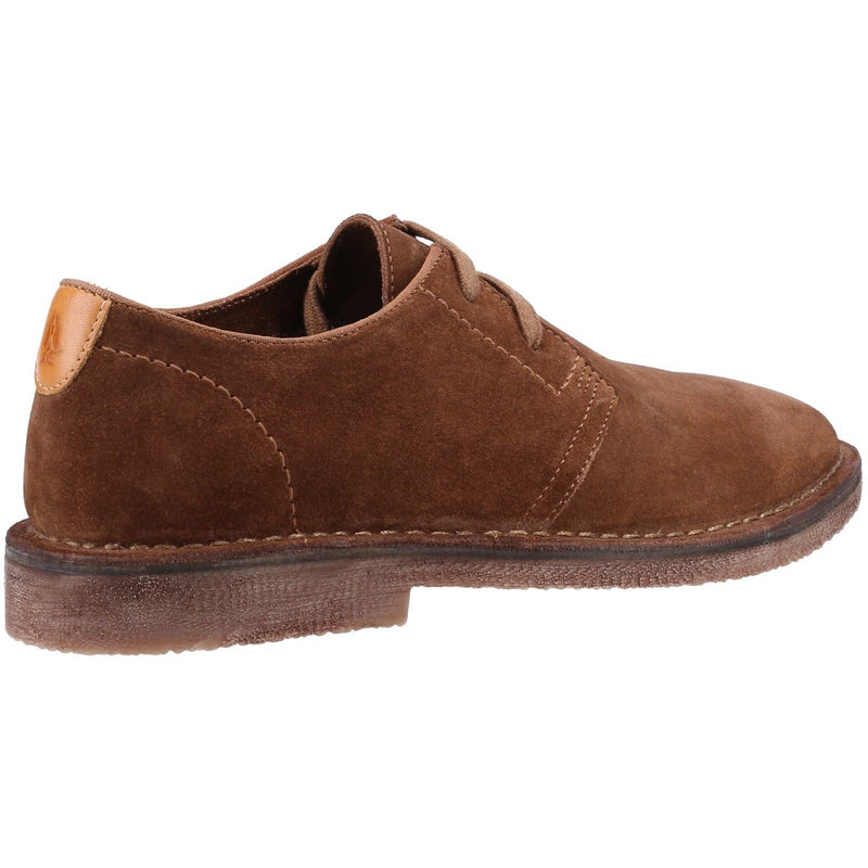 Hush Puppies Scout Chaussures Homme En Daim Couleur Tan À Lacets