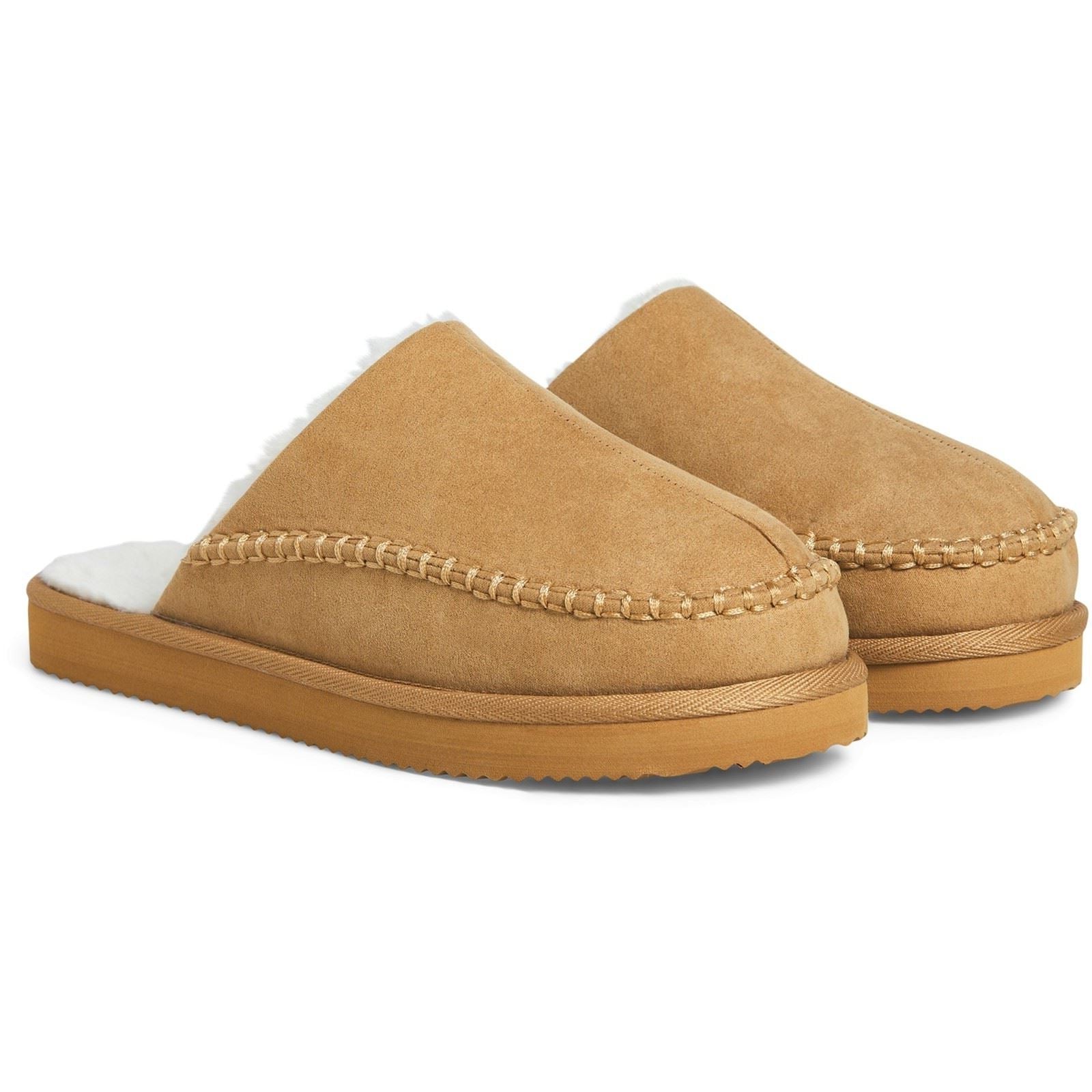 Jack & Jones Manor Moc Mules En Cognac Pour Hommes En Polyester