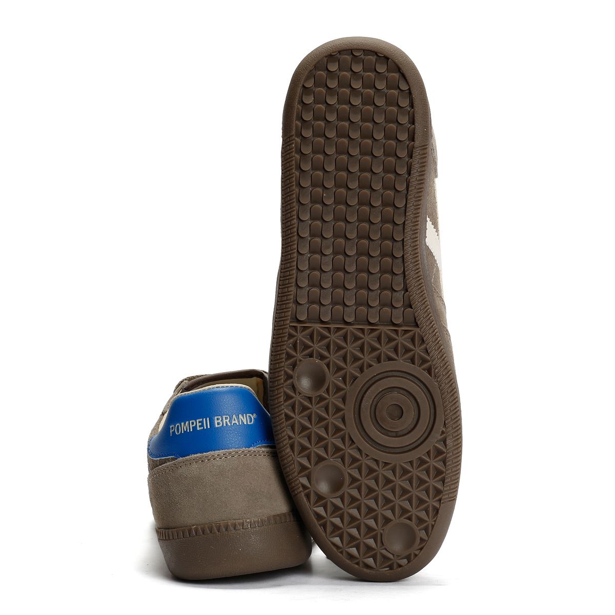 Pompeii Elan Sala Baskets Grises Pour Hommes En Suede