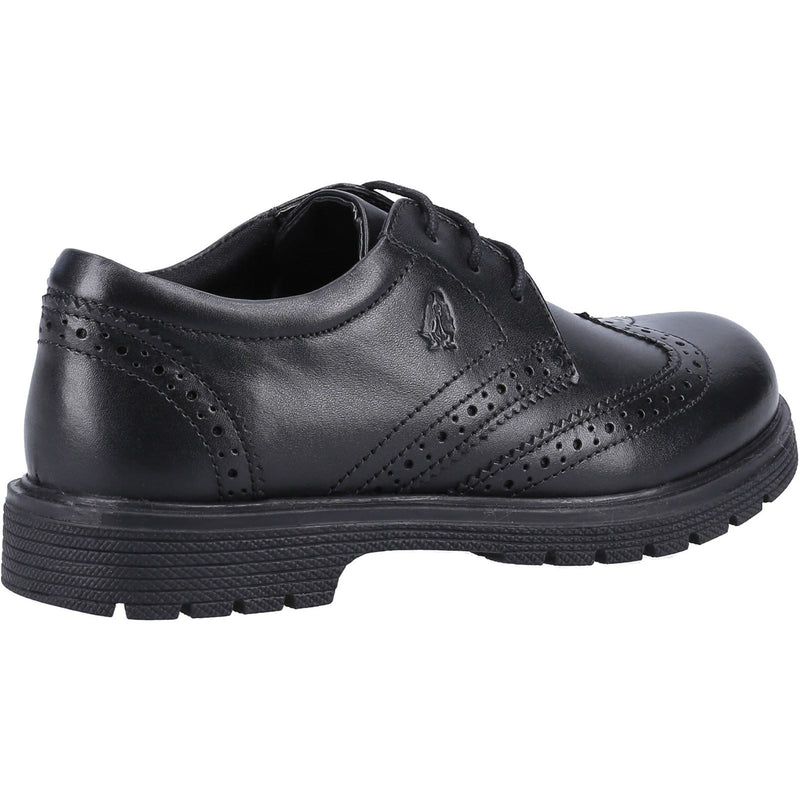 Hush Puppies SALLY SENIOR Chaussures Noires Pour Filles En Cuir