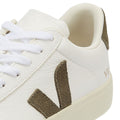 Veja Baskets Pour Femmes Campo Extra Khaki Blanches/Khaki