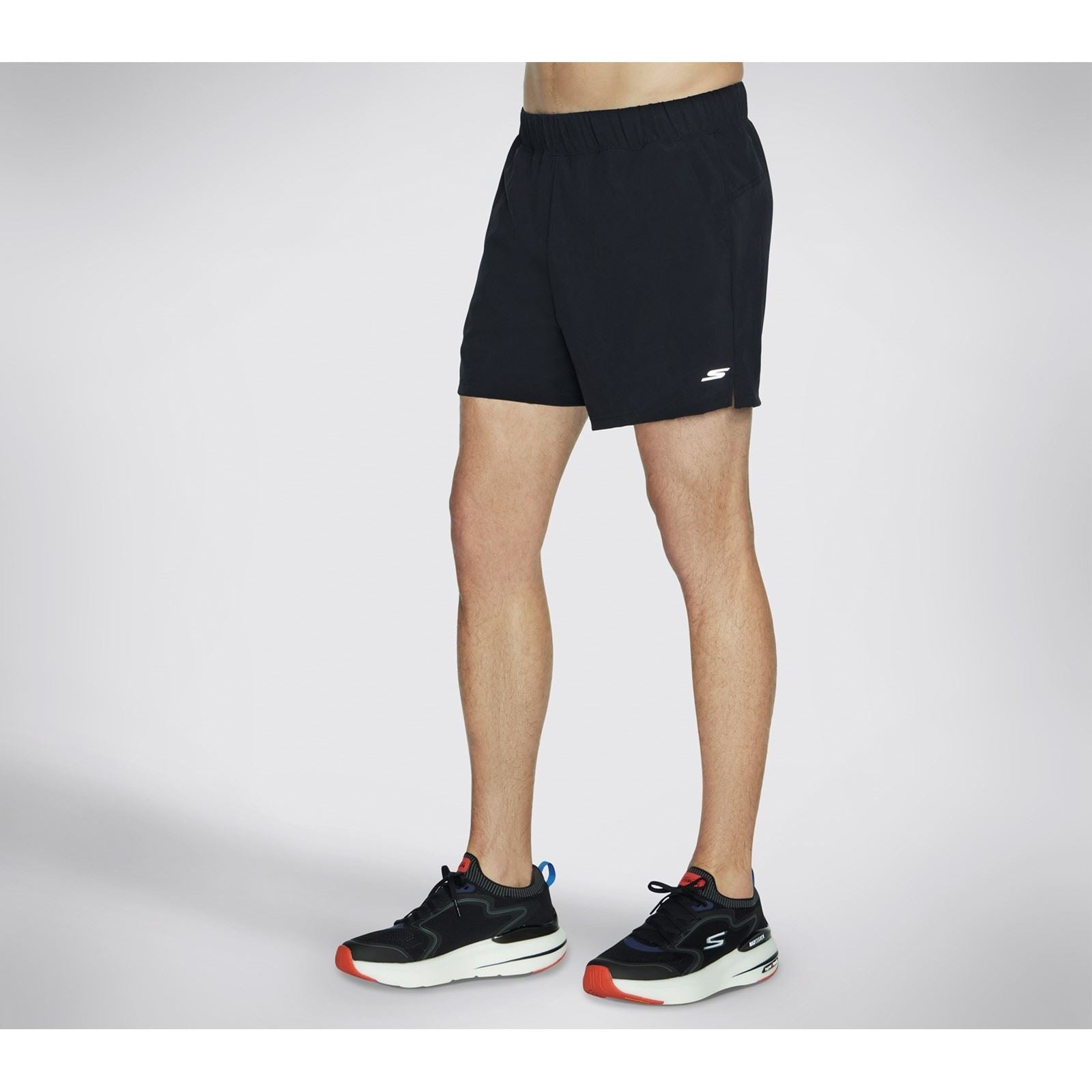 Skechers Performance Razor Shorts De Sport Actifs Pour Hommes En Polyester Noirs