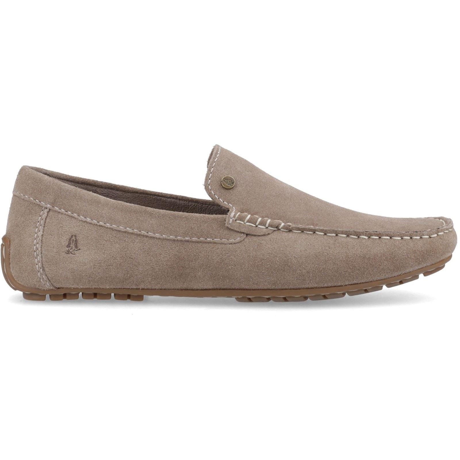 Hush Puppies Ralph Suede Mocassins En Cuir Pour Hommes Taupe