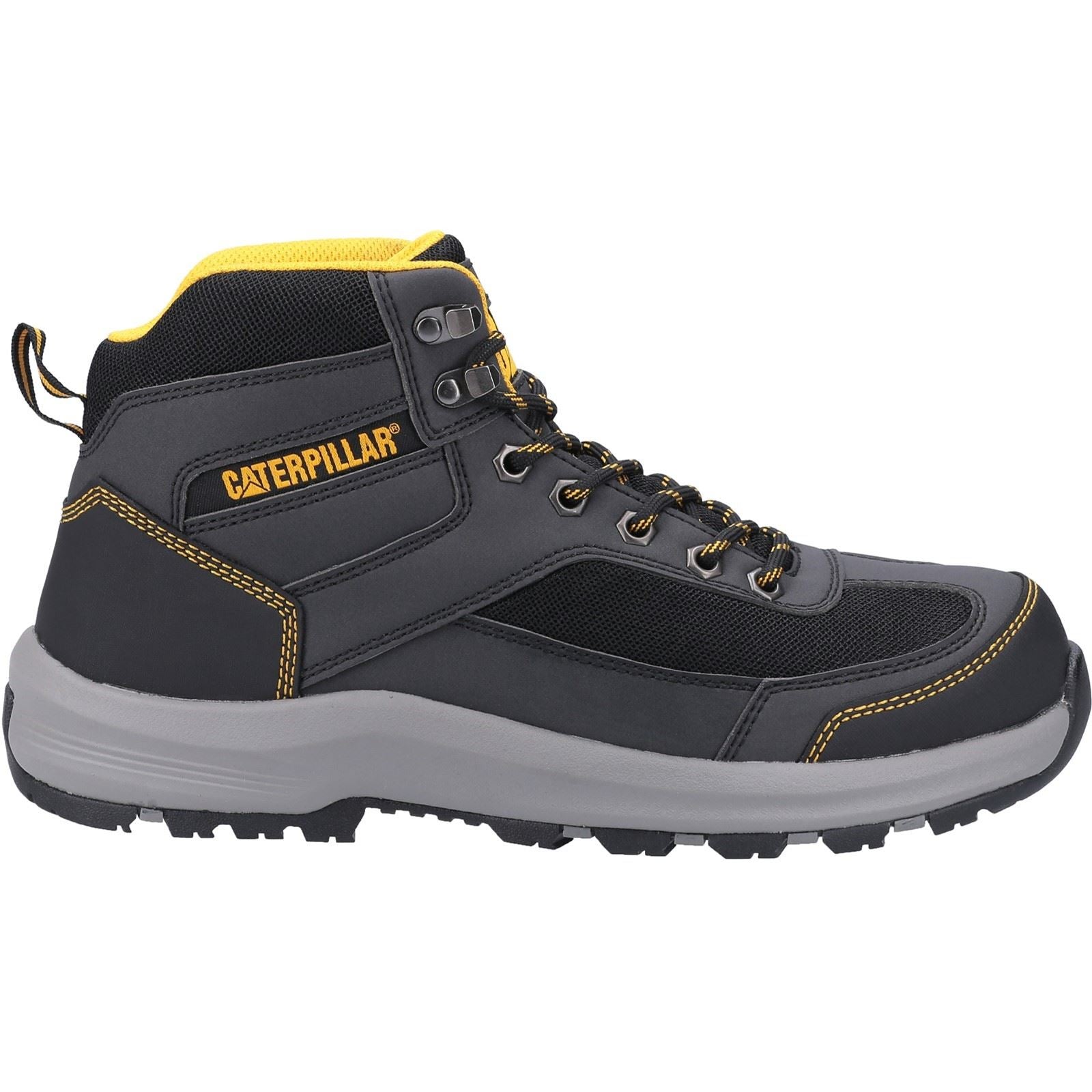 Caterpillar Bottes De Randonnée Synthétiques Grises Elmore Mid