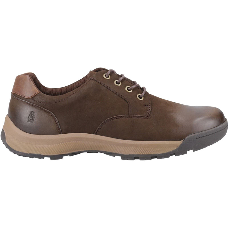 Hush Puppies Vinson Chaussures En Cuir Marron À Lacets Pour Homme