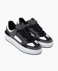 Cruyff Kickturn Baskets Grises Pour Hommes En Cuir