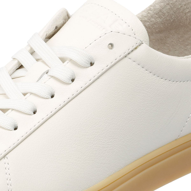 Clae Bradley Baskets Blanches En Cuir Pour Hommes