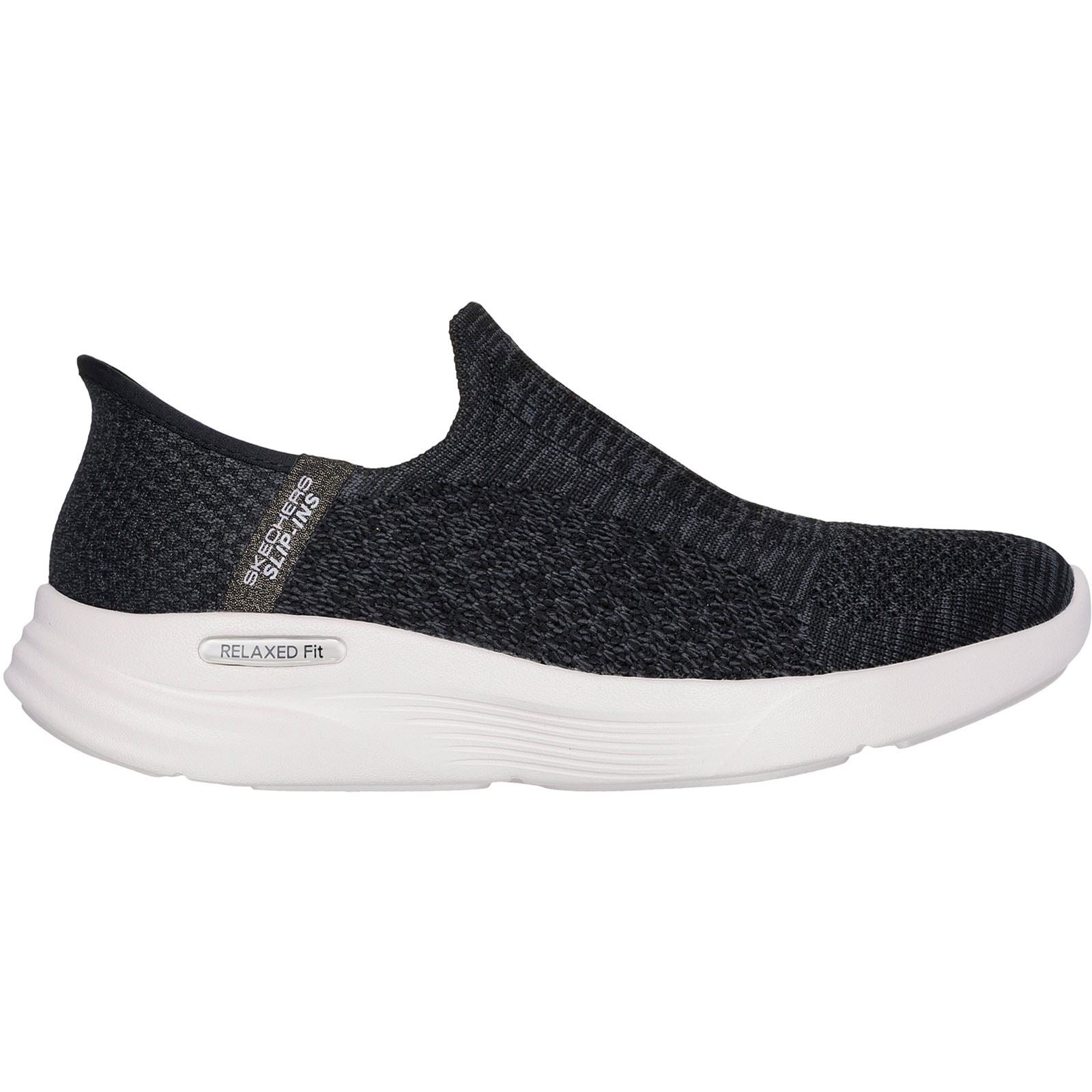 Skechers Relaxed Fit Sport Baskets Noires Pour Femmes En Synthétique