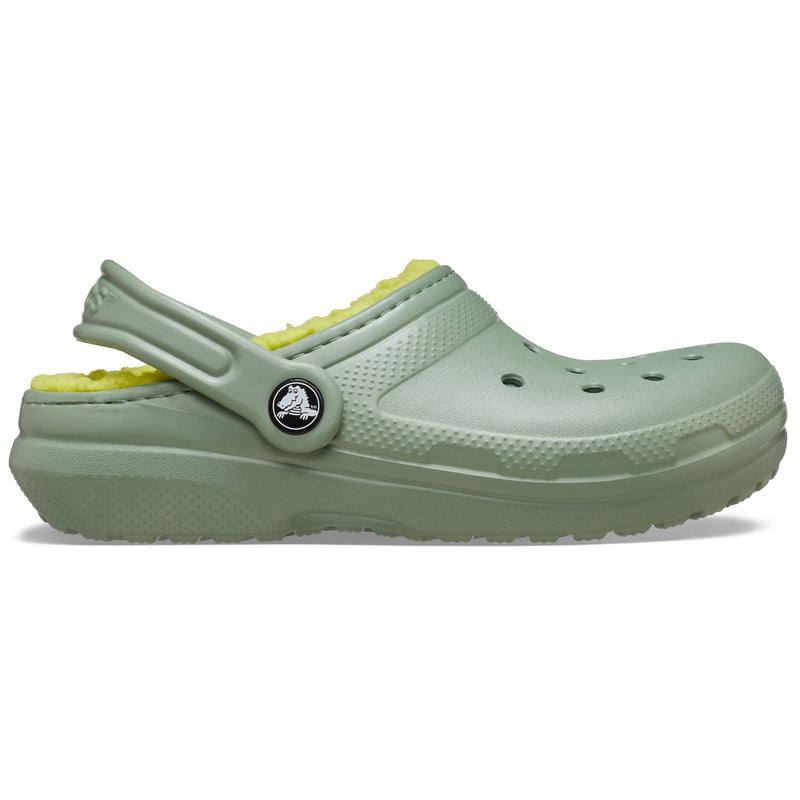Crocs Classic Lined Sabots En Mousse Unisexes Pour Enfants En Thermoplastique