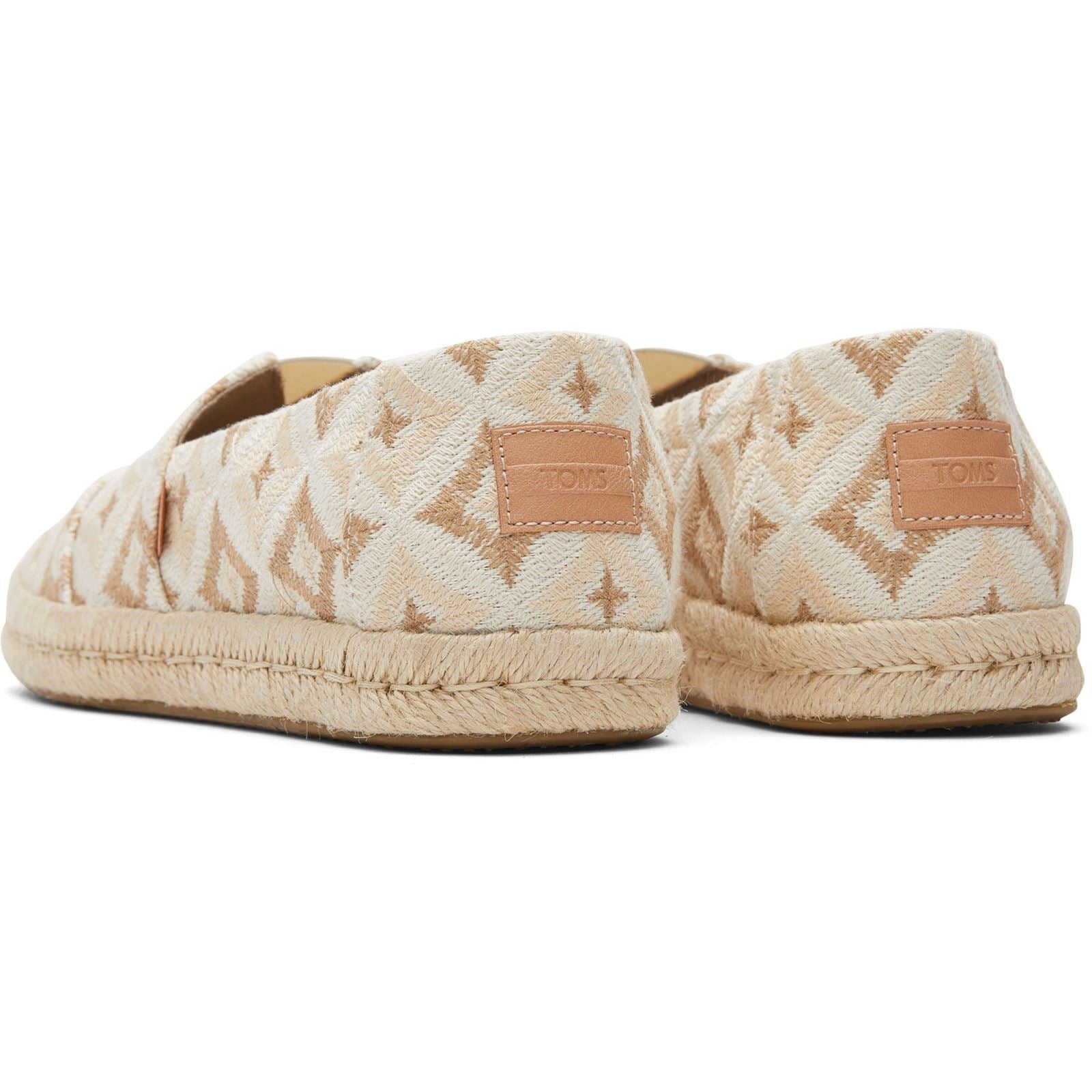 TOMS Alpargata Rope 2.0 Espadrilles Naturelles Geo Pour Femmes