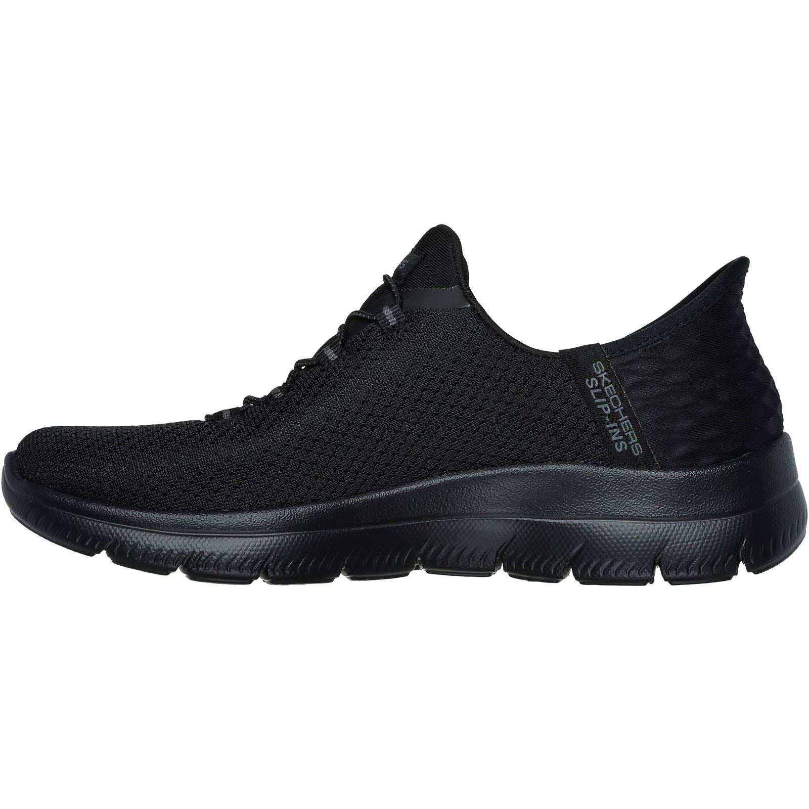 Skechers Summits Diamond Dream Sneakers Noires Pour Femmes En Textile