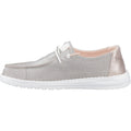 HEYDUDE Wendy Metallic Sparkle Mocassins En Synthétique Pour Femmes Couleur Or Rose