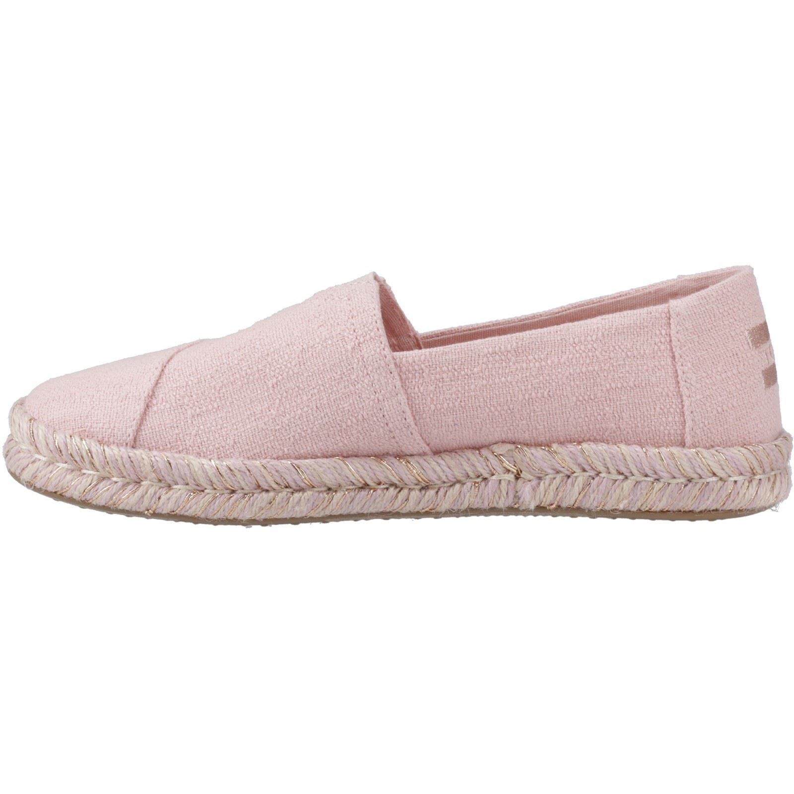 TOMS Alpargata Rope 2.0 Espadrilles Pour Femmes En Coton Rose Pâle