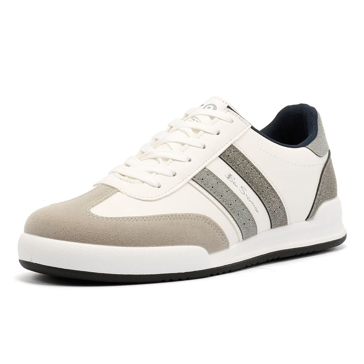 Ben Sherman Sokka Chaussures De Sport Blanches Pour Hommes