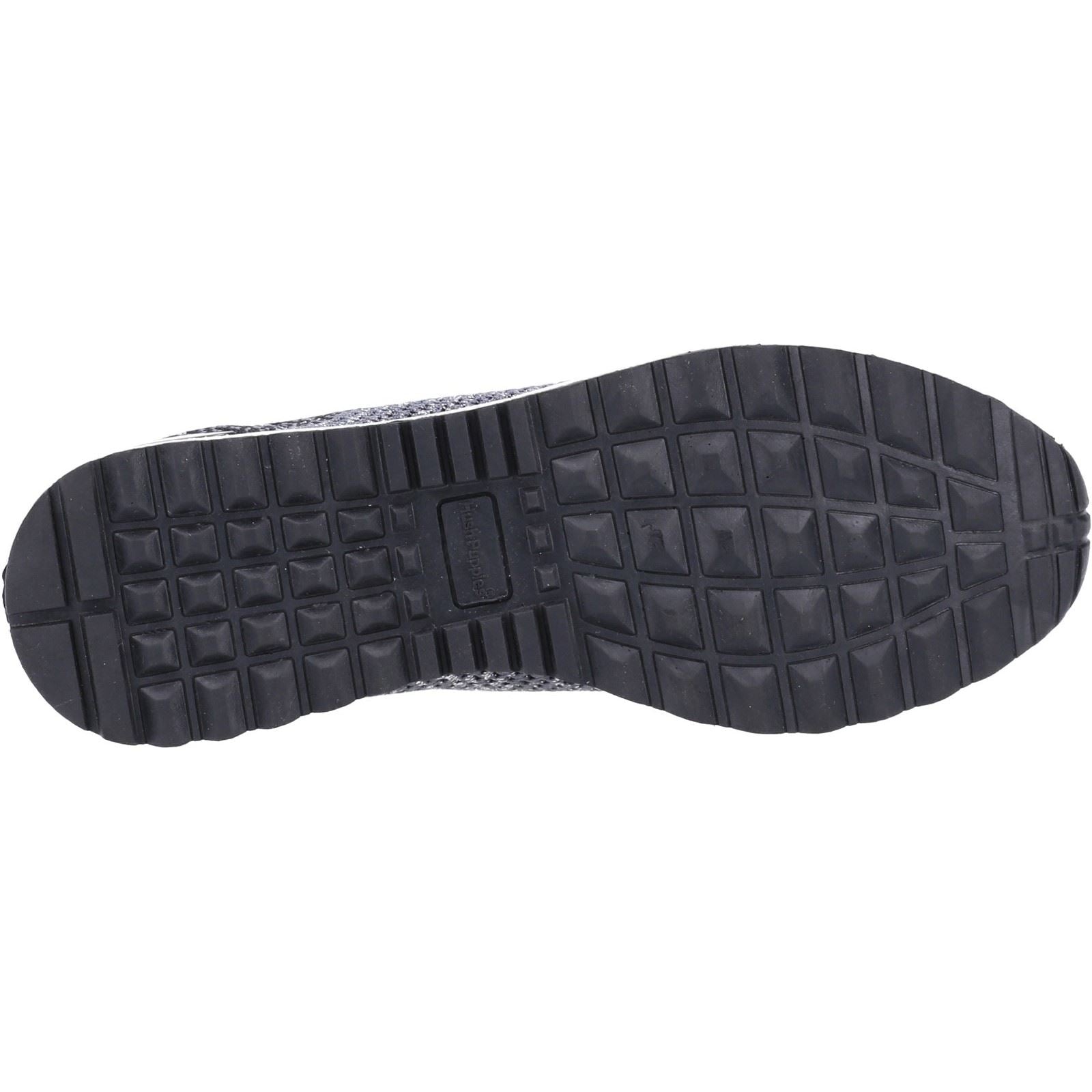 Hush Puppies Ennis Tissu Chaussures De Sport Noires Pour Femmes