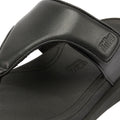 FitFlop F-Mode Go Adjustable Flatform Sandales Noires Pour Femmes