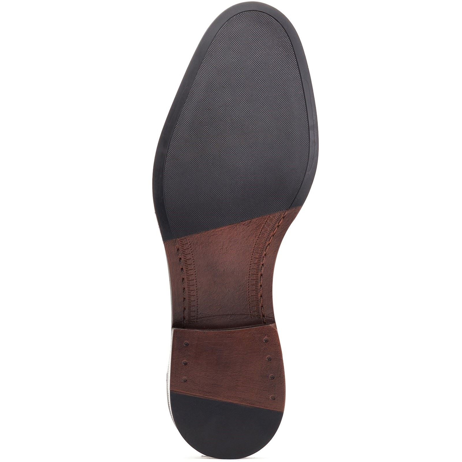 Base London Kennedy Chaussures En Cuir Pour Hommes En Tan Brûlé À Enfiler