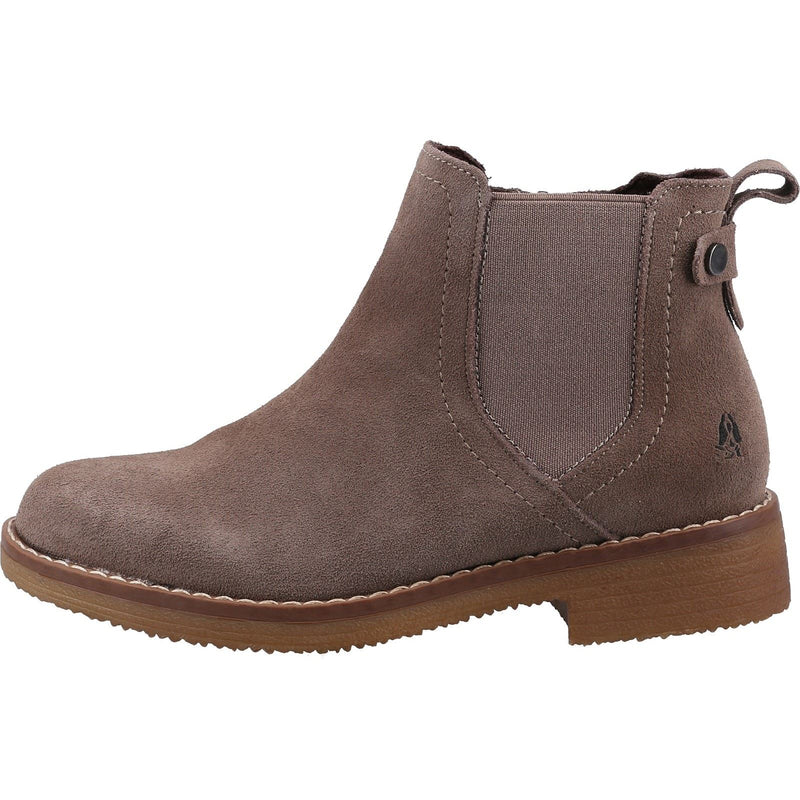Hush Puppies Maddy Bottes Grises En Daim Pour Femmes