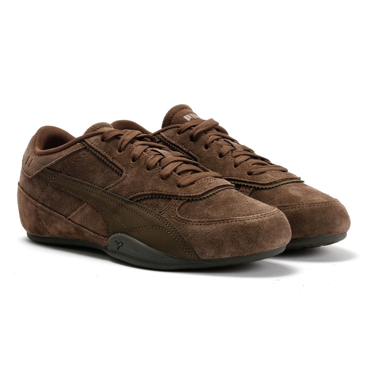 Puma Bella Mina Baskets Brunes Pour Femmes Suede