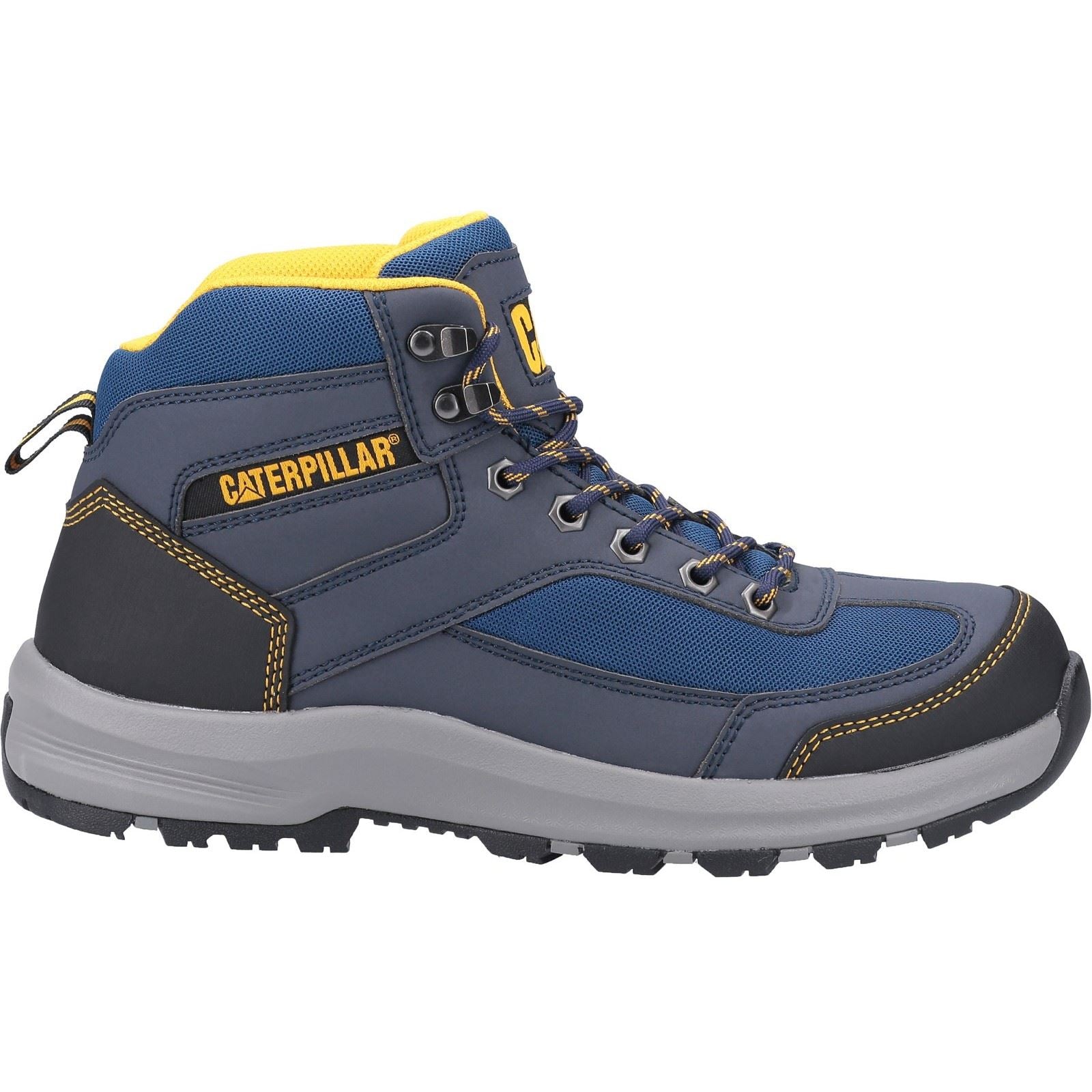 Caterpillar Bottes De Randonnée Elmore Mid Synthétiques Marine