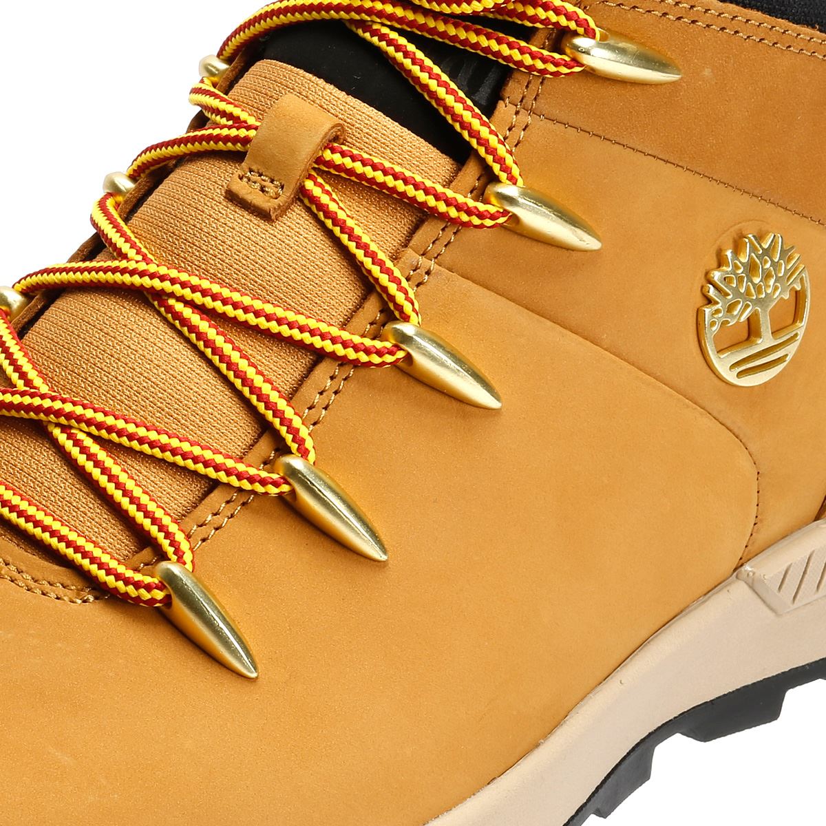 Timberland Sprint Trekker Baskets Jaunes En Cuir Pour Homme